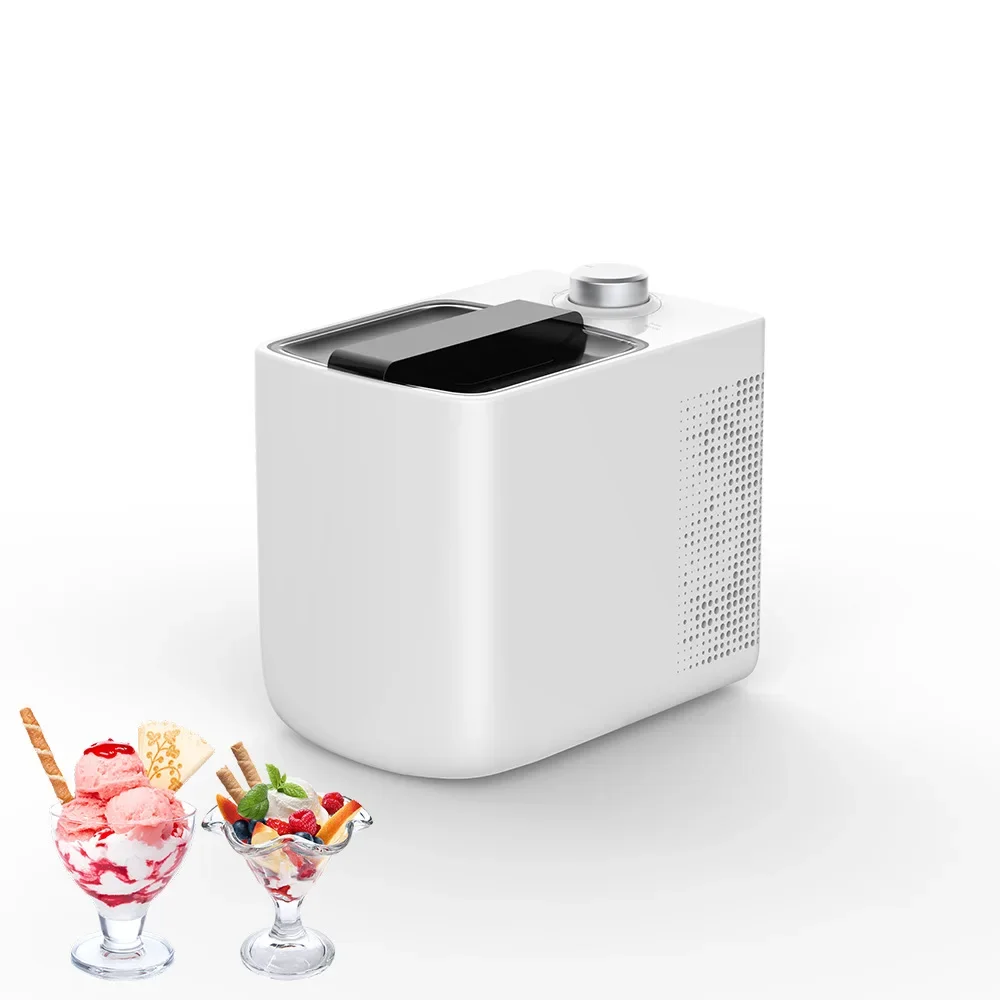 Electronic No Pre-cooling Mini Ice Cream Machine Household Small Automatic Homemade Yogurt Ice Cream Machine Ice Cream Machine