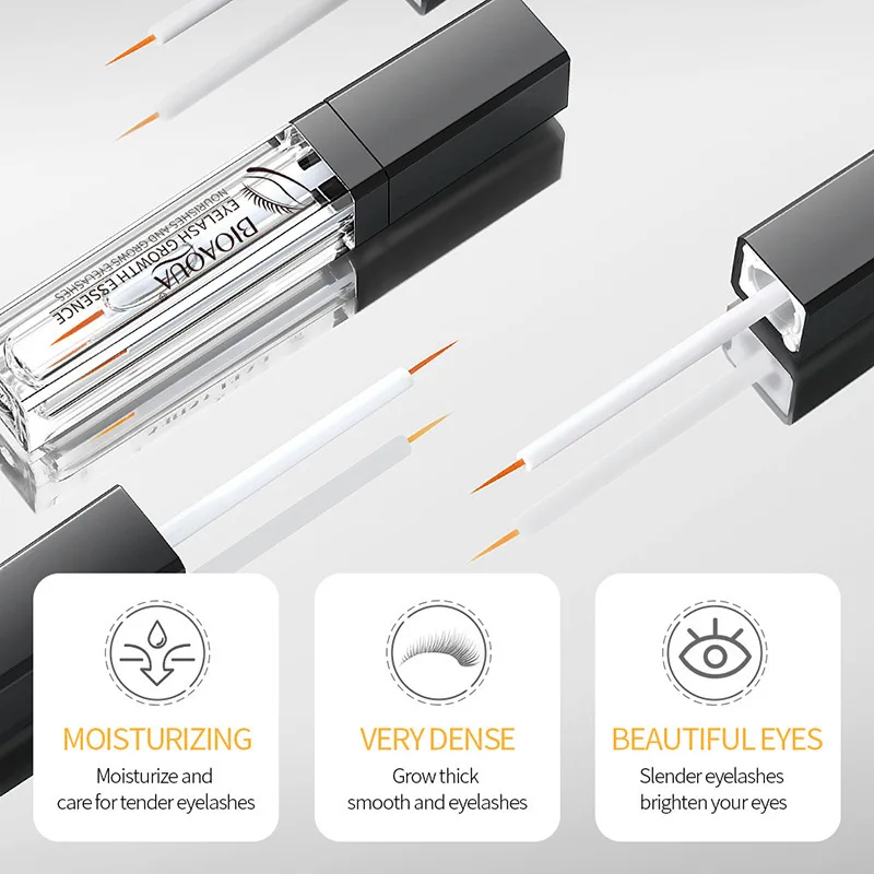 Siero per la crescita rapida delle ciglia Potenziatore naturale delle ciglia Prodotto per la cura degli occhi per il trattamento delle ciglia più piene e più spesse