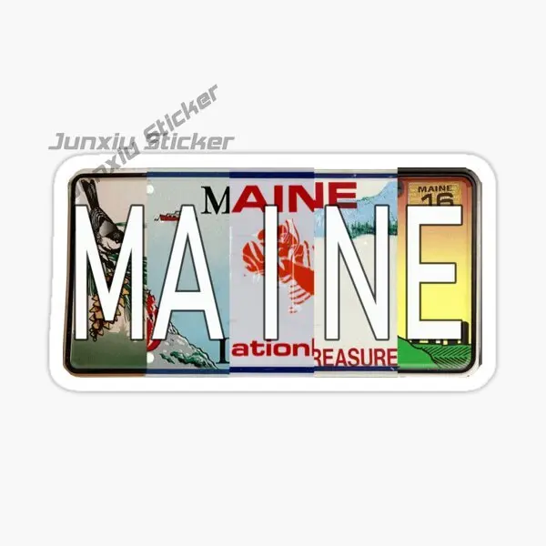 Maine Northeastern United States Atlantic Coast State Lobster Tourist Landscape Vinyl Car Sticker Decoration Accessories Decal