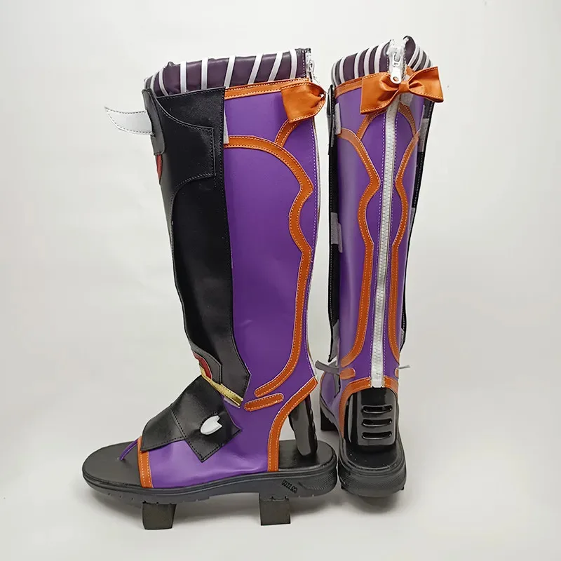 게임 Genshin Impact Arataki Itto 코스프레 신발 부츠 성인 할로윈 파티 의상 액세서리 맞춤 제작