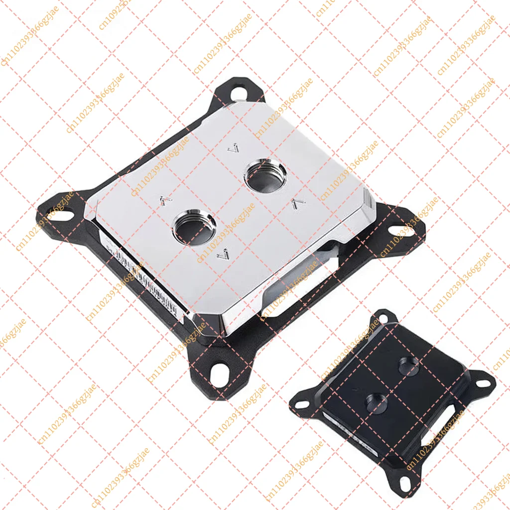 CPU Water Cooling Block Head for LGA1700 LGA1851 AM4 AM5 Socket, PC Liquid Cooler Plate