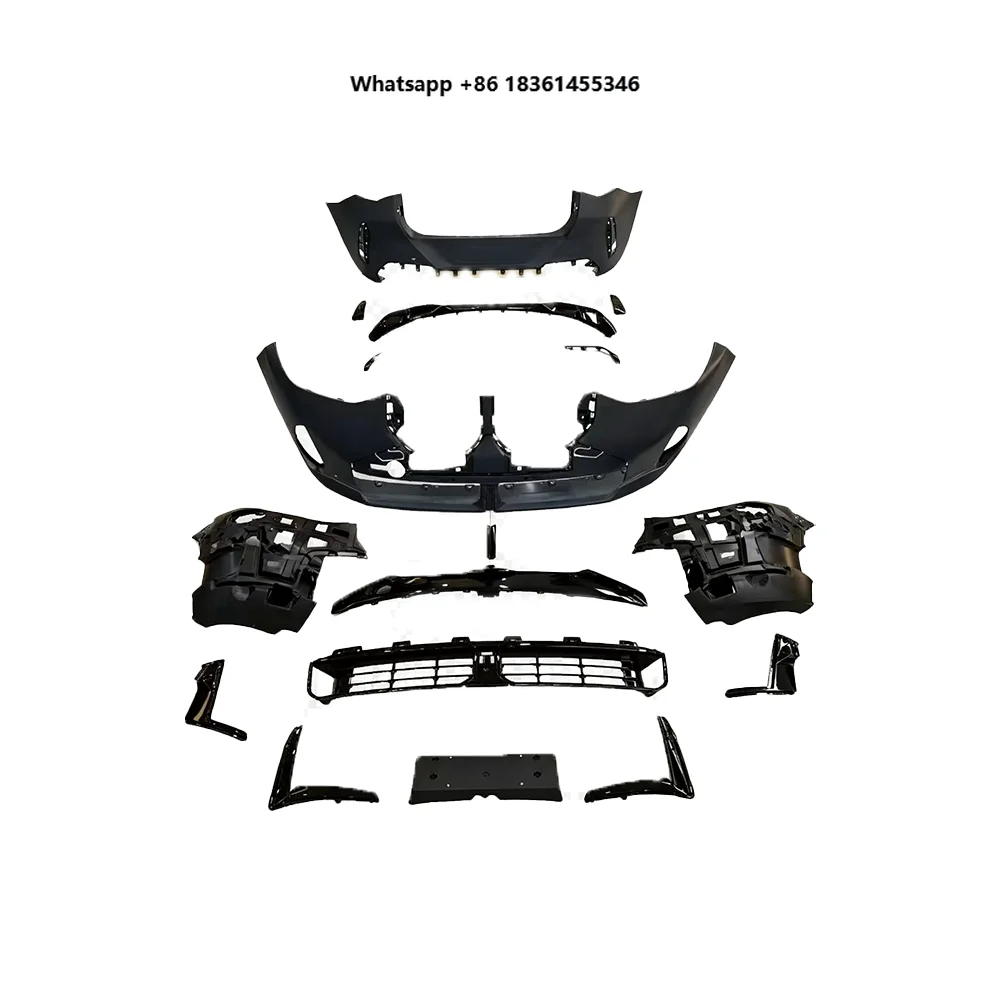 For X3 G45 MT Style Full Body Kit Front Rear Bumper Side Skirts Car Exterior Parts High Quality