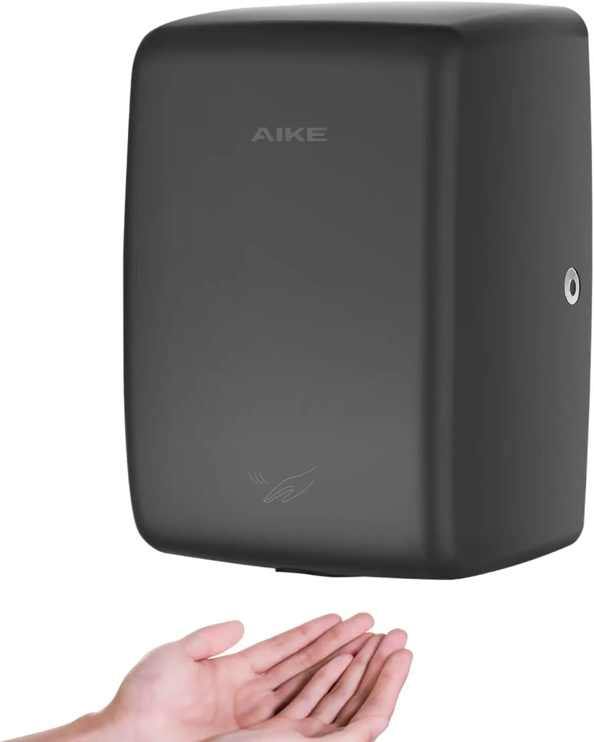 Approved Compact  Hand Dryer Hard-Wired Friendly,  Matte Black Model