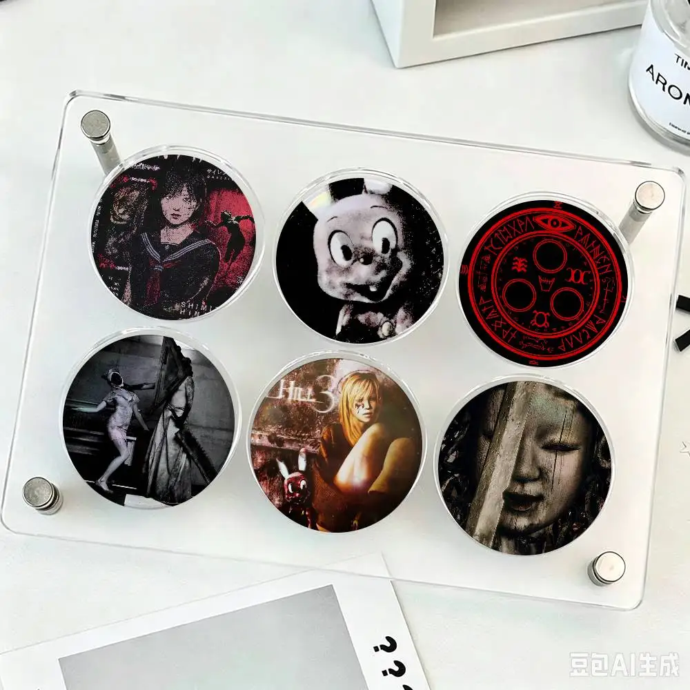 GAME S-Silent H-Hill 1 2 3  Anime Brooch Cute Cosplay Badge DIY Clothing Bag Hat Decor Accessories Jewelry Pins Xmas Gifts