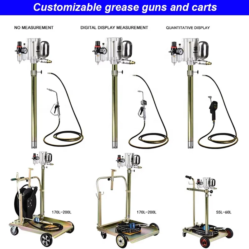 150 gallon High Pressure Air Operated Pneumatic transfer pump oil drum trolley barrel for  pumping