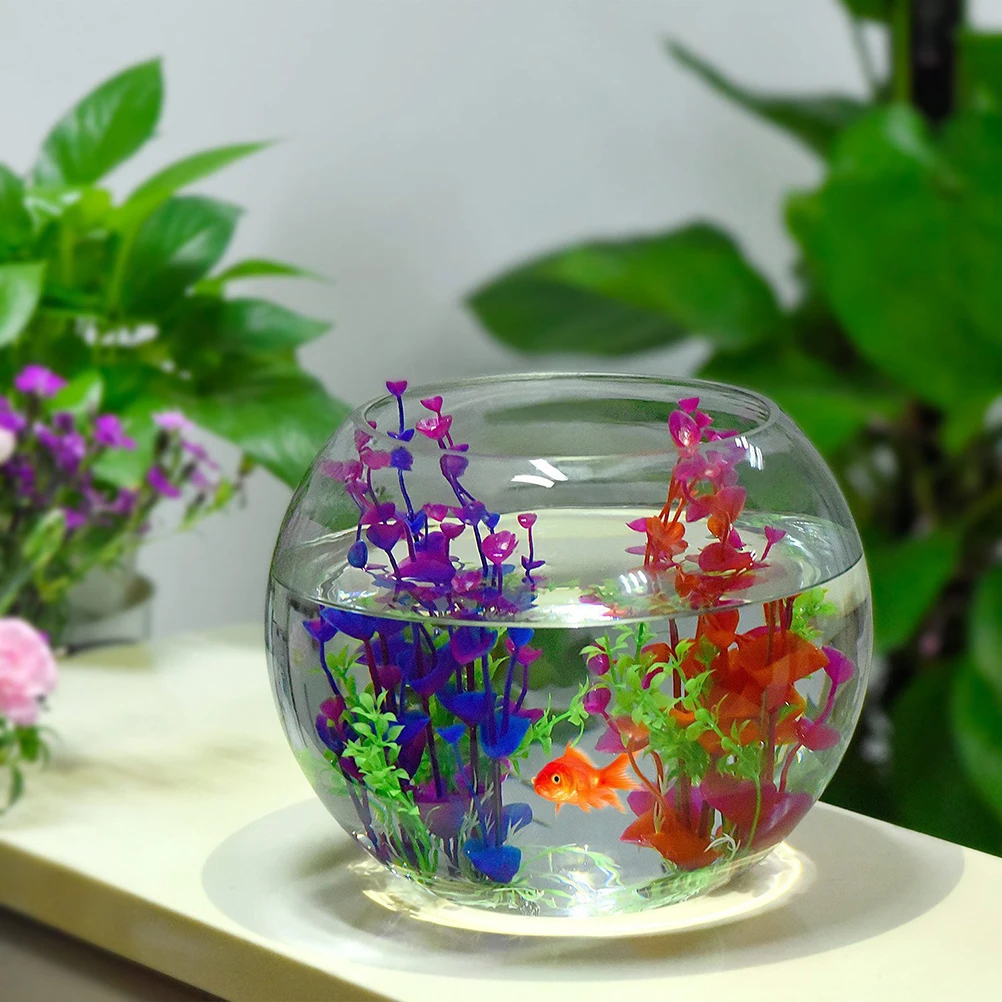 

Plastic Water Plants Aquarium Decoration Long Lasting Easy Clean Fish Tank Plants Fake Landscapes Non Toxic Freshwater Saltwater