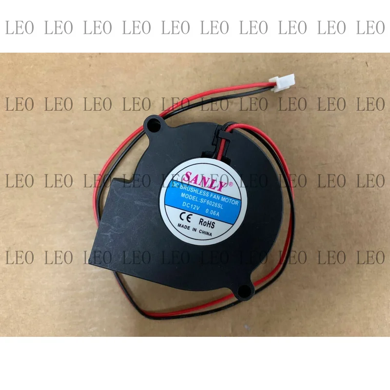 MY 1 PCS For SANLY Fan SF6028SL DC 12V 0.06A 60 * 60 * 28mm 2 Pin