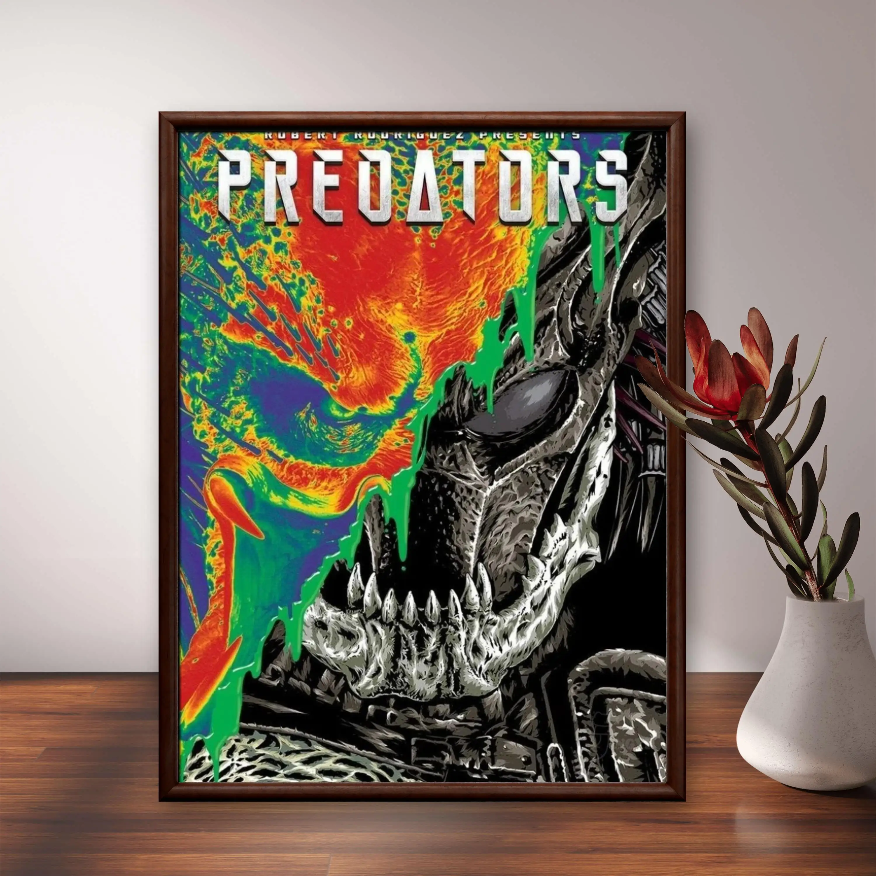 Predator 5D Diamond Painting Terror Alien Film Full Round Drill Cross Stitch Mosaic Handicraft Home Wall Decoration Gift