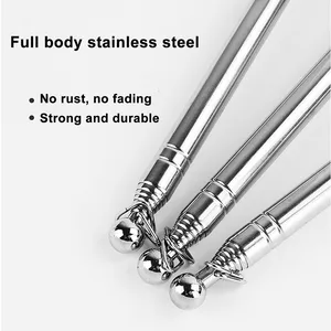 1,2/1,6/2,0 Meter Flaggmast Edelstahl Leichtschwamm Stahlabdeckung mit tragbarem Polfahnen Aceaning Fahnenmast Lehre Zeigertour unterrichten 8 Hauptverkäufe unterschreiben ebenfalls - №5