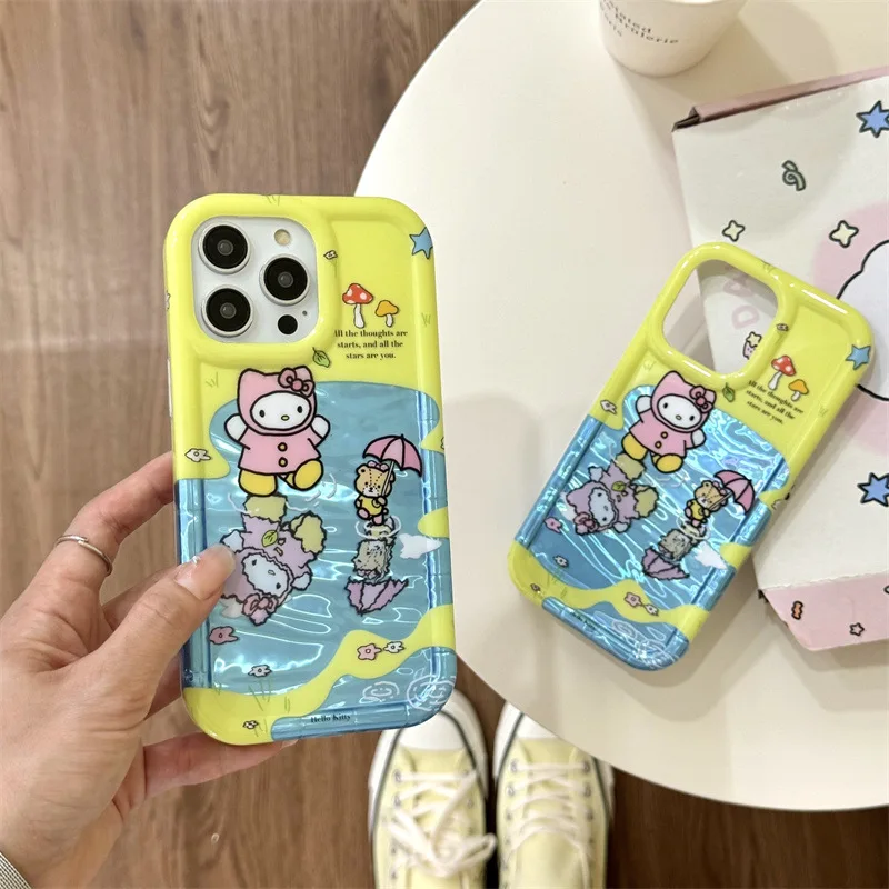 Sanrio HelloKitty Phone Case For iPhone 15 14 13 12 11 Pro Max XS MAX 7 8 Plus Cute My Melody Pochacco Cartoon Case