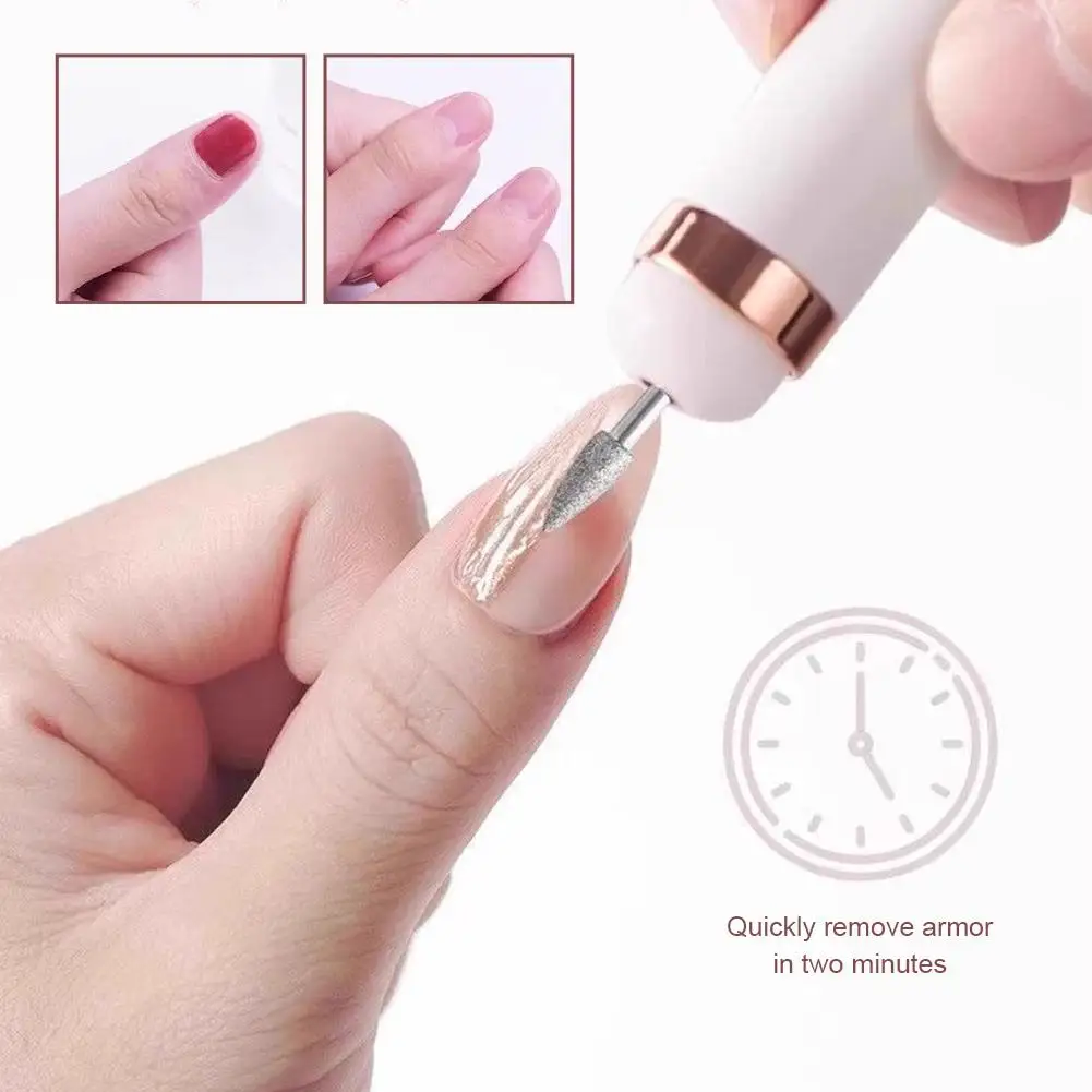 Akrylowa elektryczna frezarka do paznokci Przenośna frezarka do paznokci Profesjonalne frezy do usuwania paznokci Narzędzia do pedicure i manicure