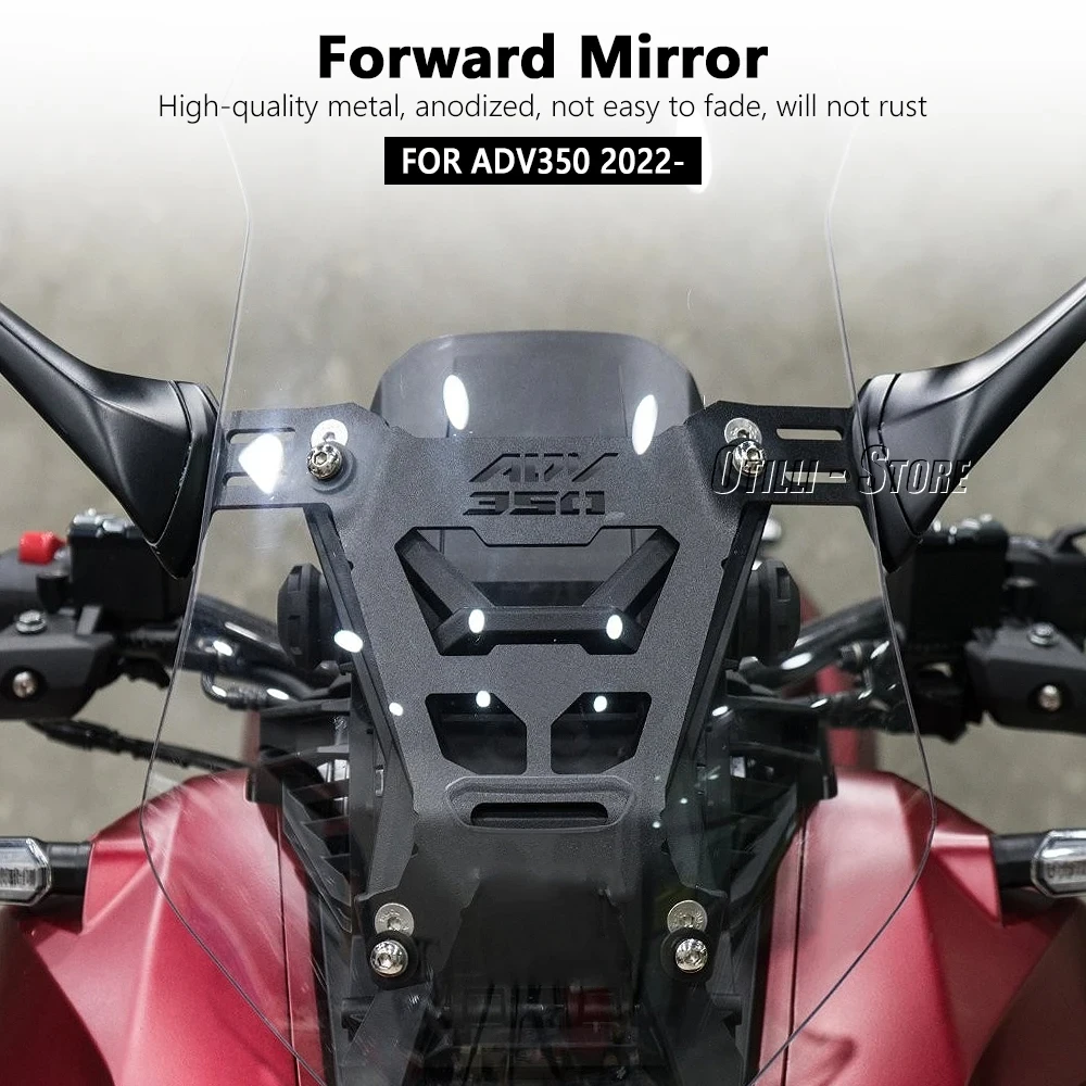 For HONDA ADV350 adv 350 2022 2023 Motorcycle Accessories Mirrors Bracket Kit Windshield Rearview Mirrors Holder Holder Adapter