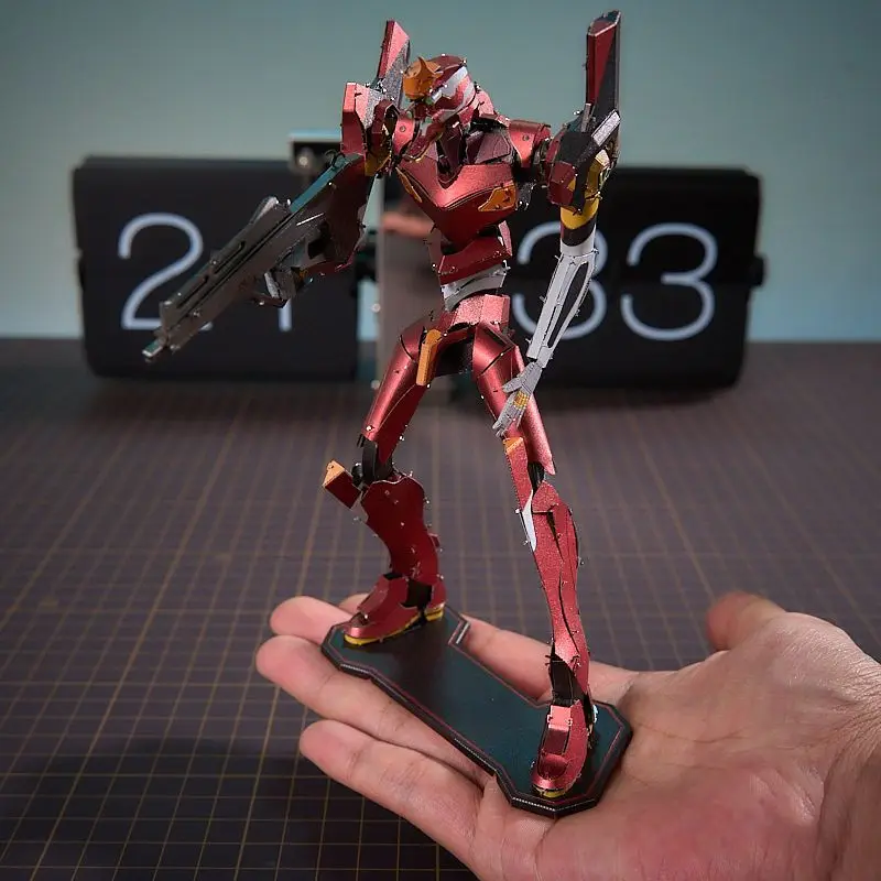 New Century Warrior 3D Metal Puzzle Eva Test Type Production Model Robots Jigsaw Puzzle Toys DIY Handmade Assembly Model Kits