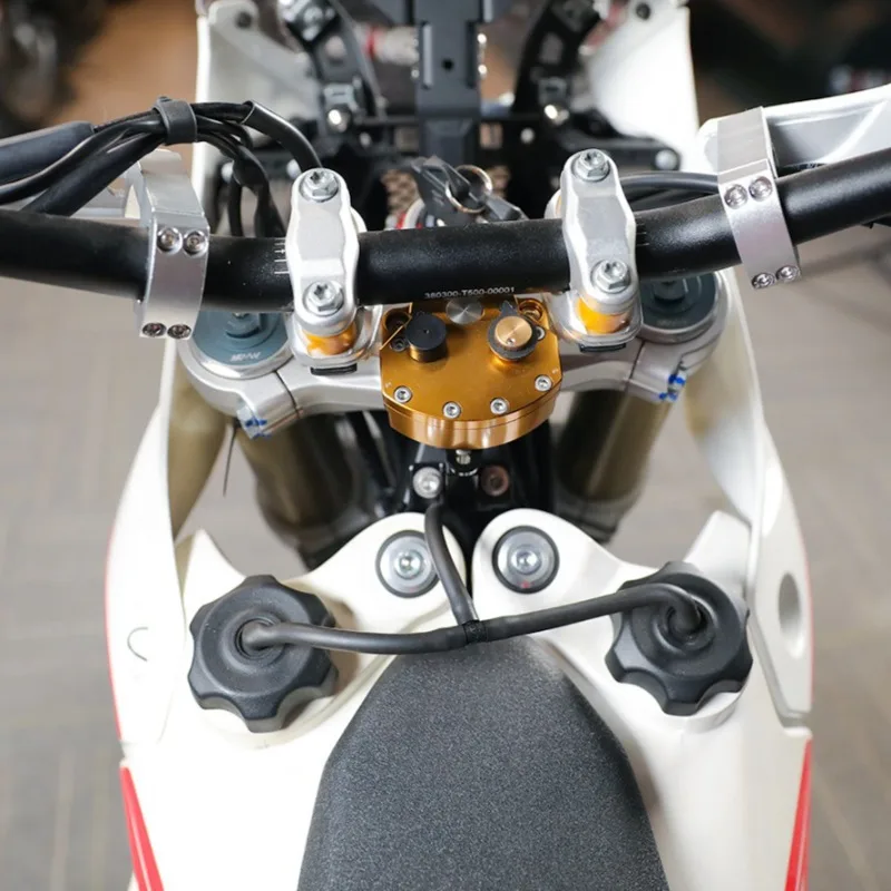 Suitable for Excelle 450Rally directional damper anti-shake head fixed code steering shock absorber buffer base