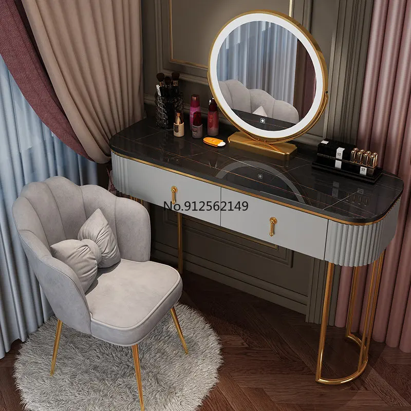 Nordic light luxury net red dressing table bedroom modern minimalist makeup table storage cabinet schminktische couffeuse meuble