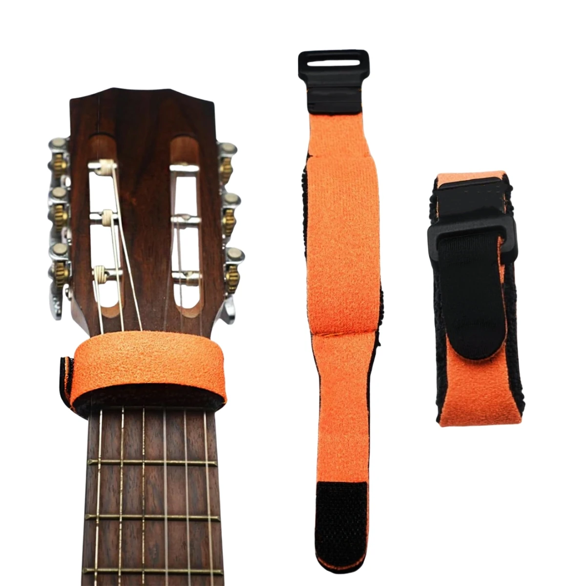 Miwayer cuerda de guitarra amortiguador silencioso reductor de ruido diapasón cinta silenciosa apto para guitarra acústica bajo ukelele