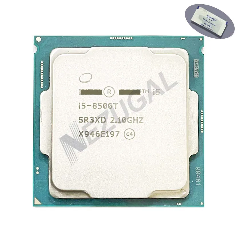 

I5-8500T I5 8500T SR3XD 2.10 UP TO 3.50 Ghz Six Core 9M 35W LGA1151 CPU processor