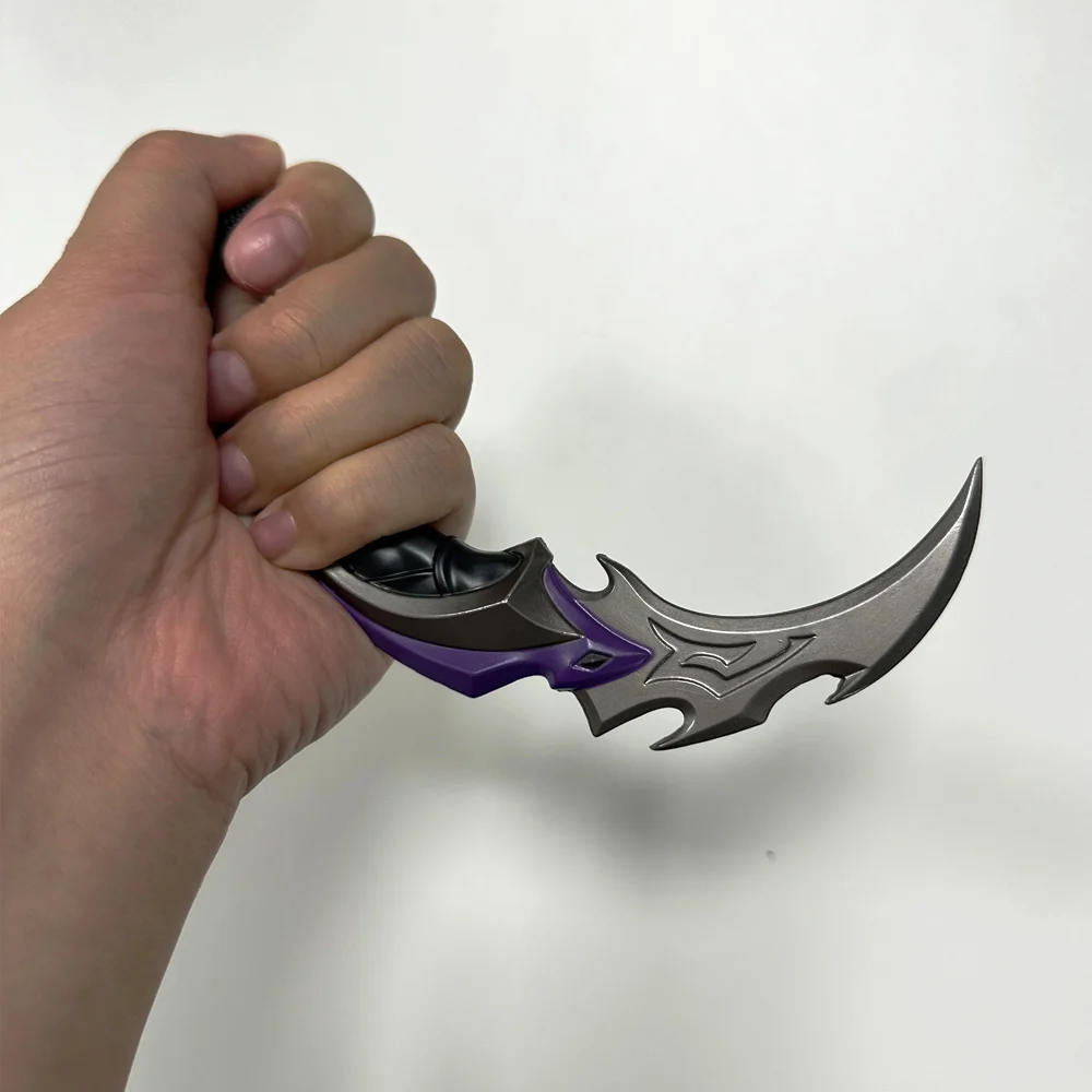 15CM Valorant Karambit EP5 Metal Model Claw Knife 1:1 Replic Game Melee Weapon Real Steel Katana Desk Craft Ornaments Toys Boys