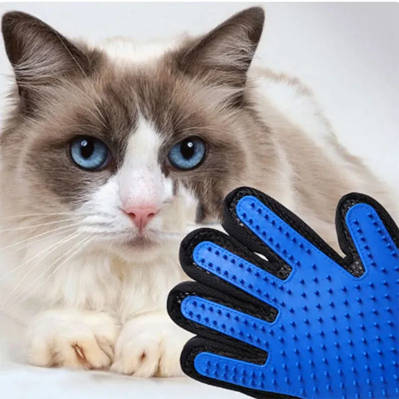 

New Glove Removes Cat Hair Cat Brush Hair Removal Tool Puppy Comb Grooming Kit Pet Cleaning Hackle for Cats Accessories