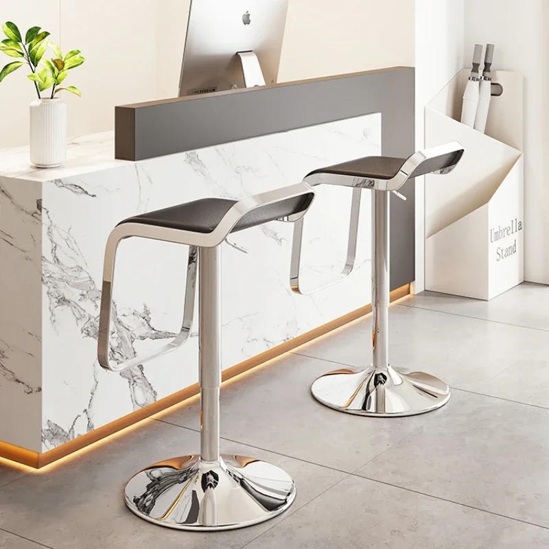 

Reception Modern Bar Stools Swivel Design Counter Breakfast Living Room Dining Chairs Island Minimalist Bancos De Bar Furniture