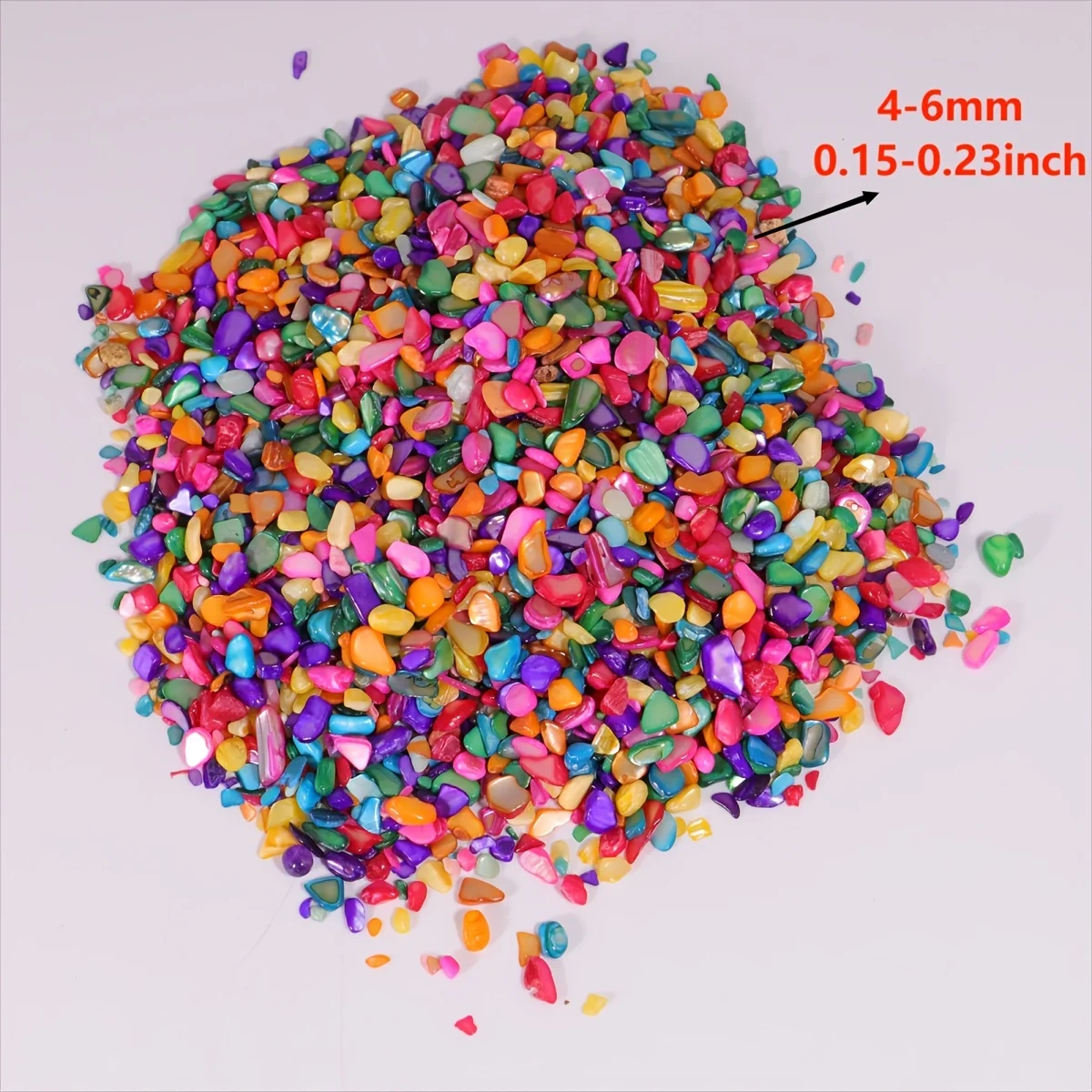 3.5/7oz Vibrant gravel aquarium decorations for bonsai and fish tanks