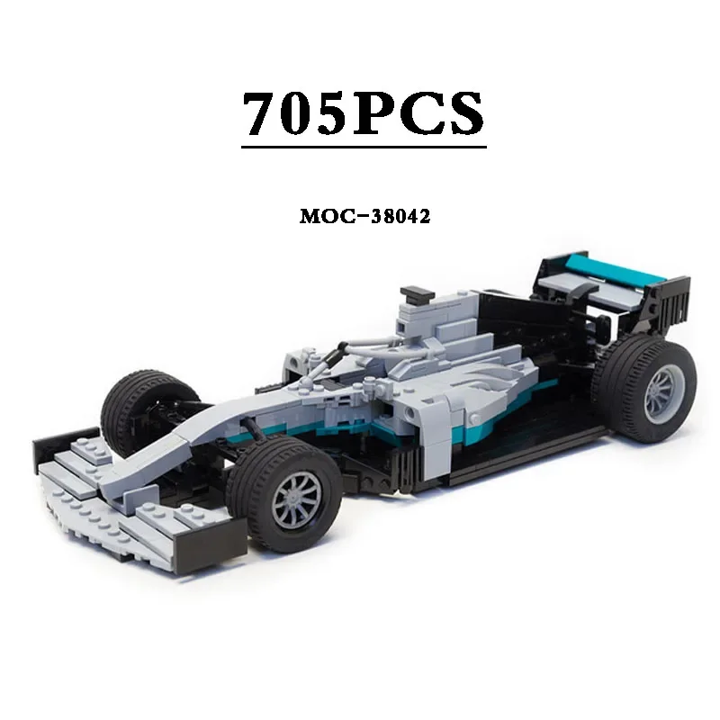 

MOC Speed Champion MOC-38042 Building Block Toys F1 Formula 705PCS Truck Model Plastic Puzzle Boy Toy Birthday Christmas Gift