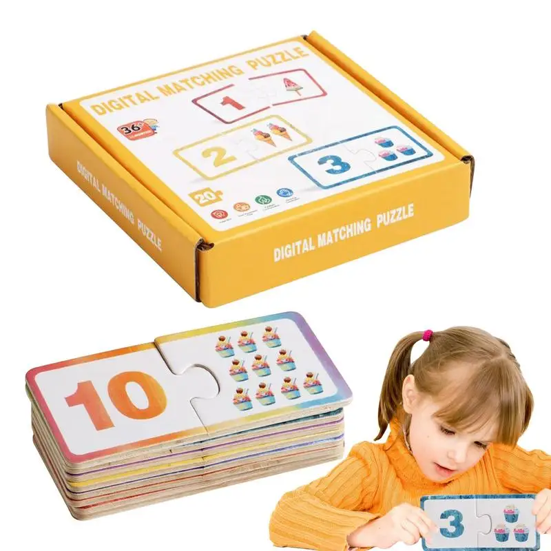 

Matching Game Wood Early Educational Toy Interactive Strategic Number Color Recognition Game For Airplane Family Classroom