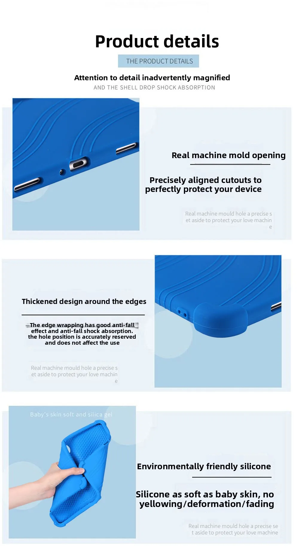 Stoßfeste TPU-Hülle für OnePlus Pad Go / OPPO Pad Neo 11.4, Vollständiger Schutz mit Ständer, in Verschiedenen Farben – Detail 6