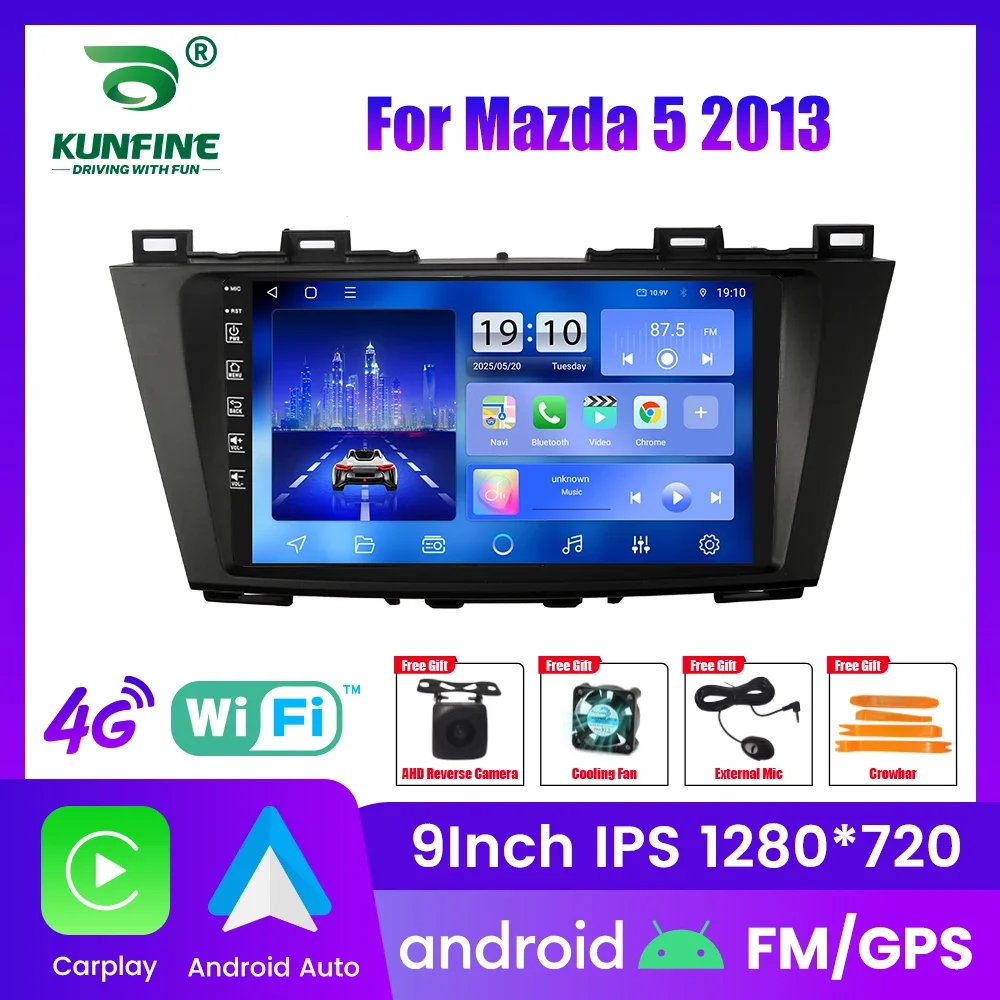 

Автомагнитола Android для Mazda 5 2013, 2DIN, 8-ядерный процессор, GPS-навигация, IPS-экран, поддержка CarPlay и Android Auto