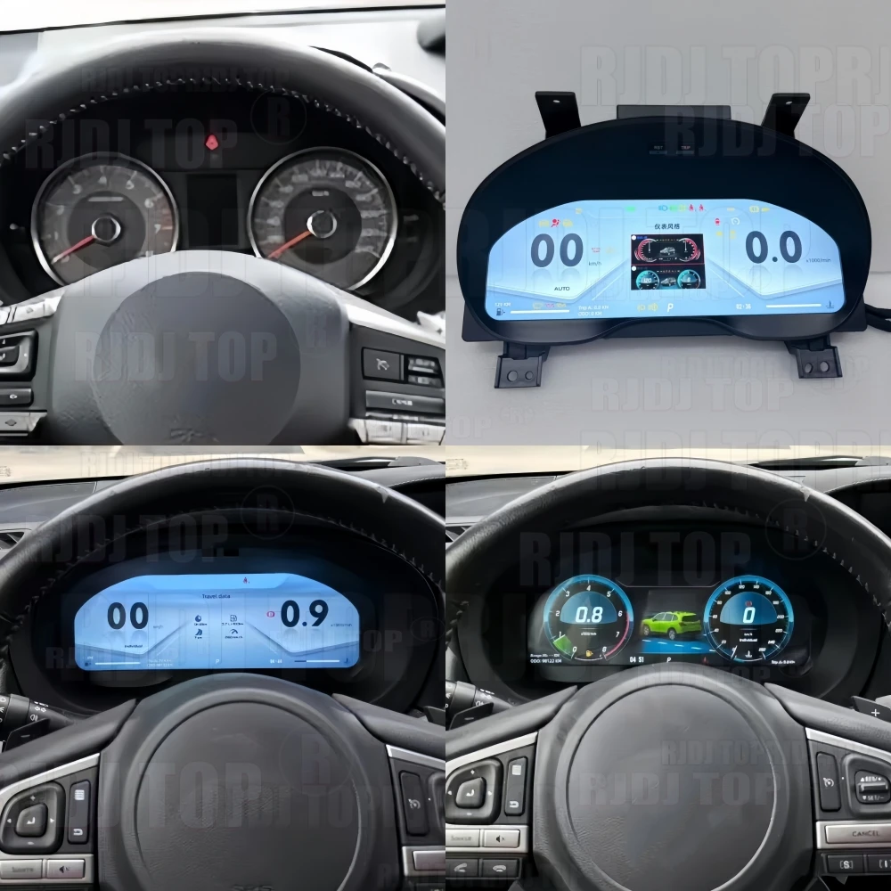 

12,3-дюймовая цифровая приборная панель LCD для Subaru Forester Legacy 2013-2018: виртуальный кокпит, одометр, спидометр, счетчик скорости, панель приборов
