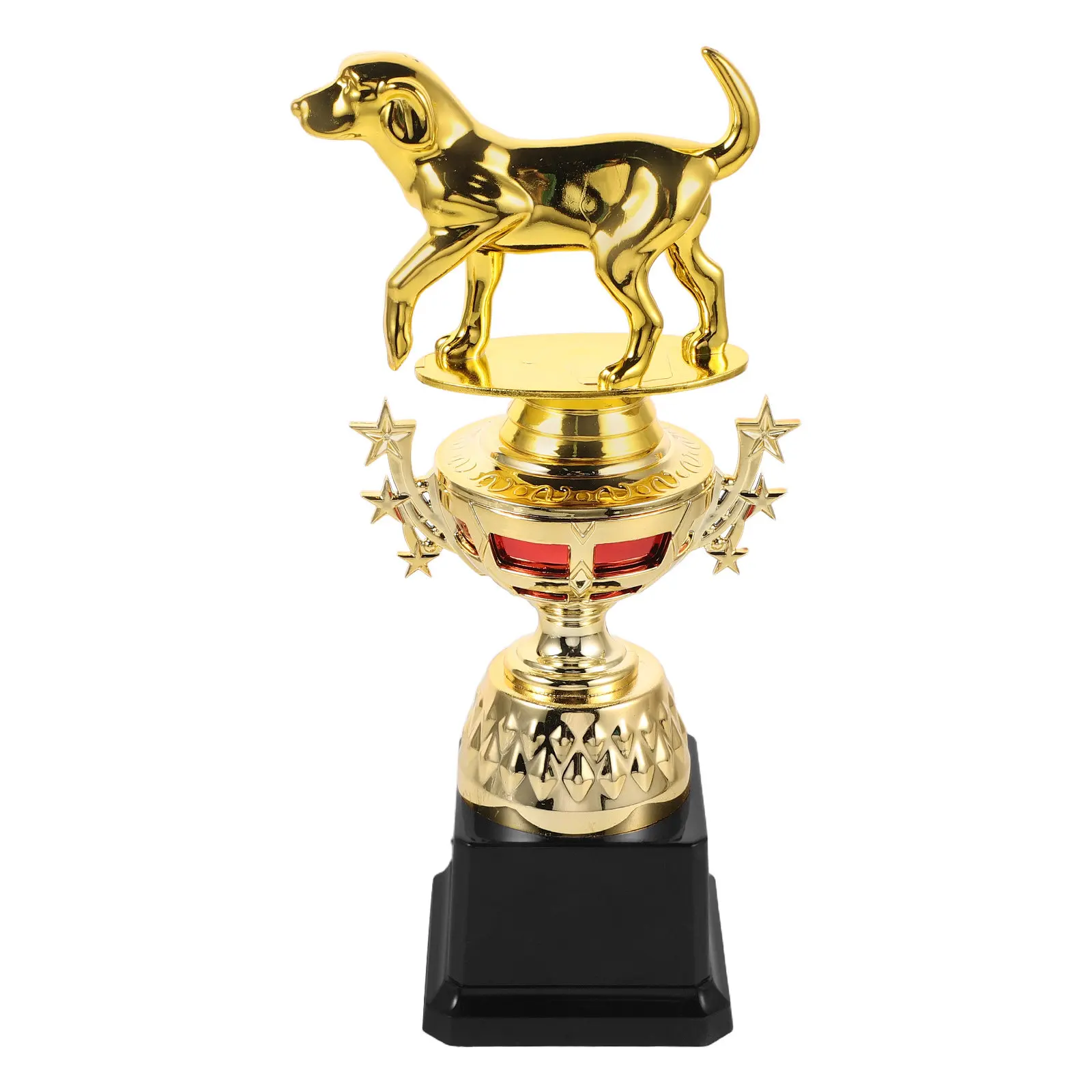 Dog Trophy 1St Place Gold Competition Award for Dog Sports Relay Flyball Agility Contest Winner Trophy Desktop Trophies