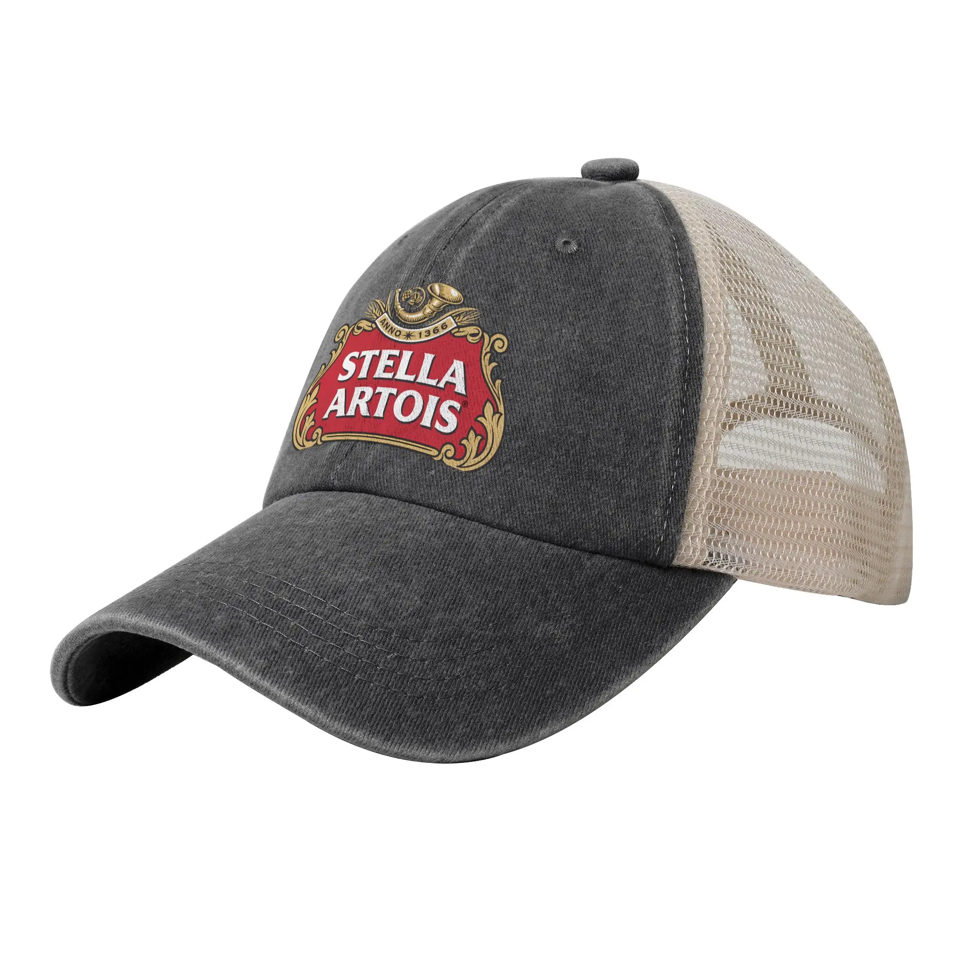 Chapéu de cowboy da moda Stella Artois, chapéu masculino respirável, boné feminino, chapéu de golfe masculino