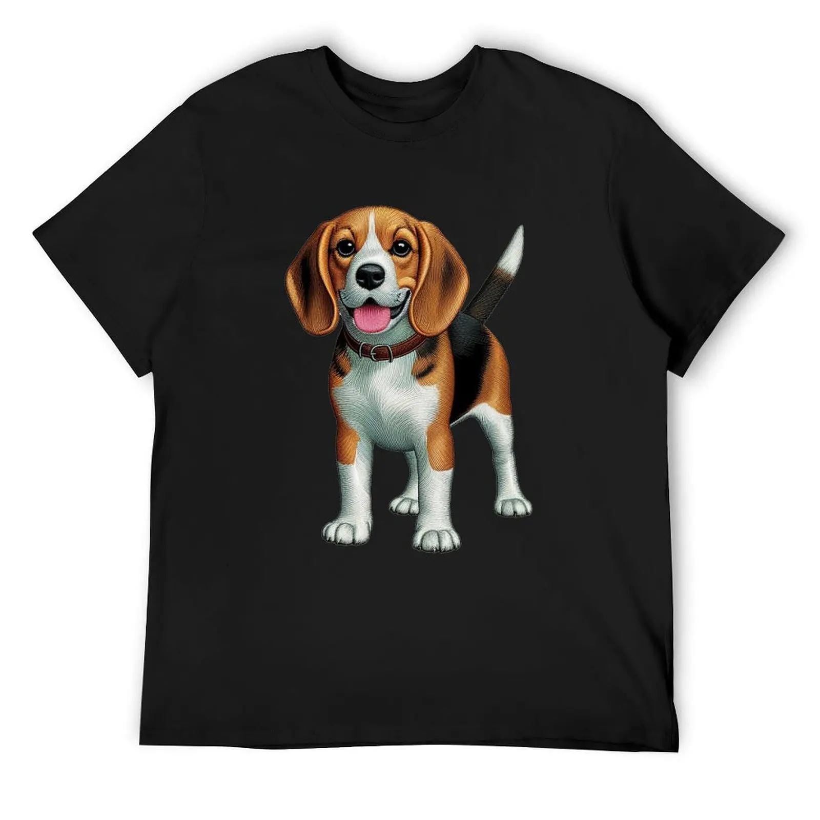 The Best Little Beagle - Embroidery Style T-Shirt plus size clothes shirts graphic tees t shirts for men graphic