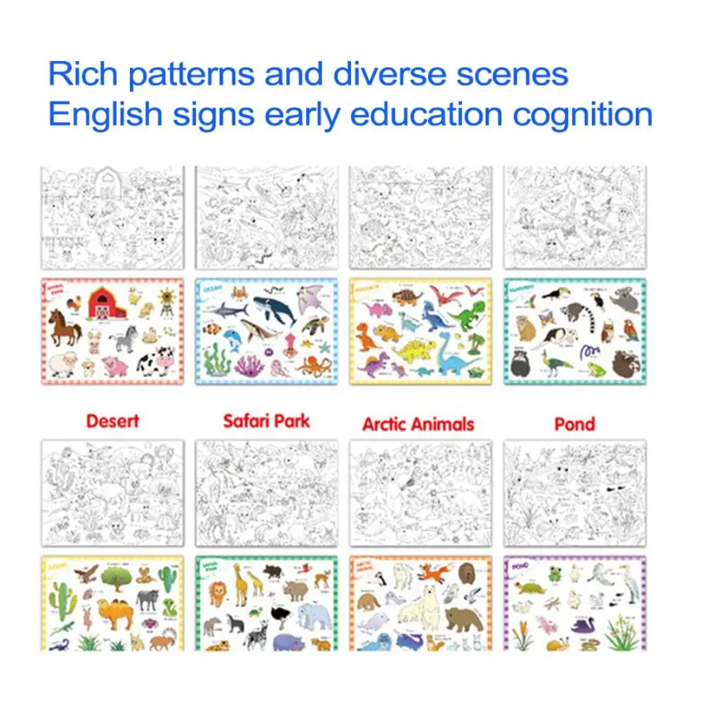 

Creative Search Find Sticker Book Funny Interactive 3D Origami Books Paint By Numbers DIY Digital Sticker Book