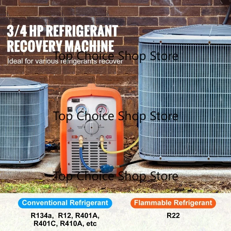 deposit  3/4 1HP Refrigerant Recovery Machine Portab-le AC Recovery Machine 60Hz Recovery Machine HVAC for Car Air Conditioning