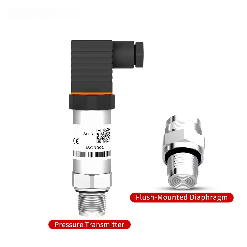 

Pressure transmitter with diffused silicon pressure sensor, 4-20mA, for negative pressure measurement