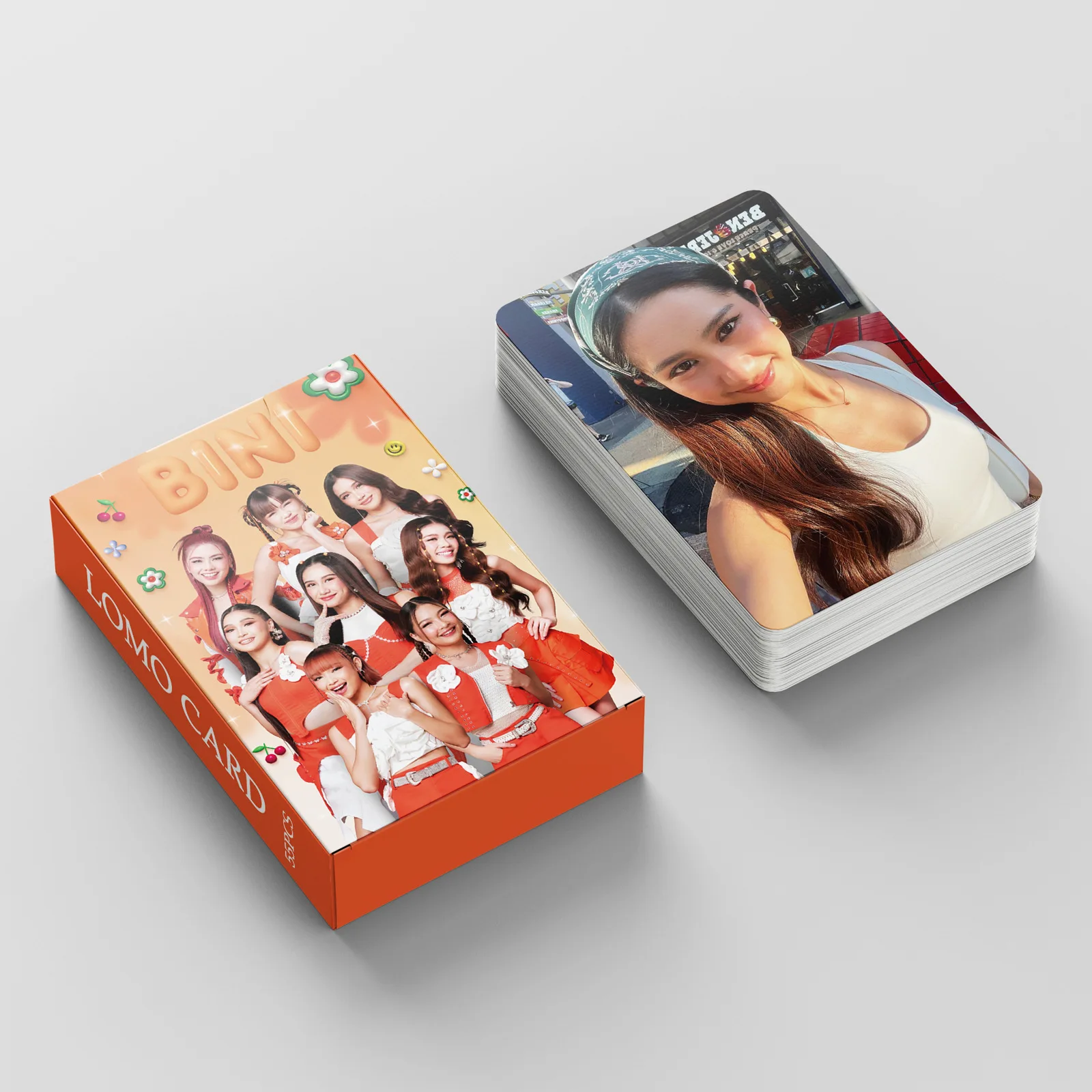 การ์ด Bini LOMO 55ชิ้นอัลบั้มใหม่ Stacey Sheena gwen aloi HD photocards pantropiko Girl Group FANS ของขวัญ