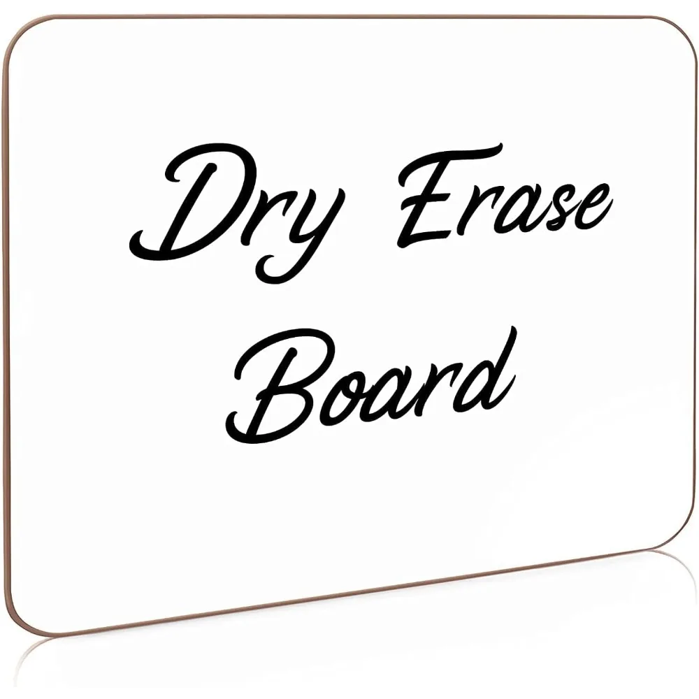 Double Sided Small 9x12 Dry Erase Whiteboard Hardboard Easy Wipe Clean No Ghosting Residue Sturdy for Brainstorming Classroom Home School Teaching Learning