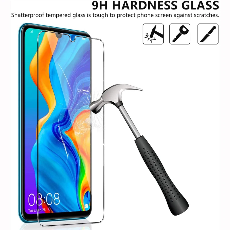 4 Uds vidrio templado para Huawei P30 P20 Lite P10 Plus vidrio Protector para Huawei P30 Lite P40 P50 P40 Lite E 5G Protector de pantalla