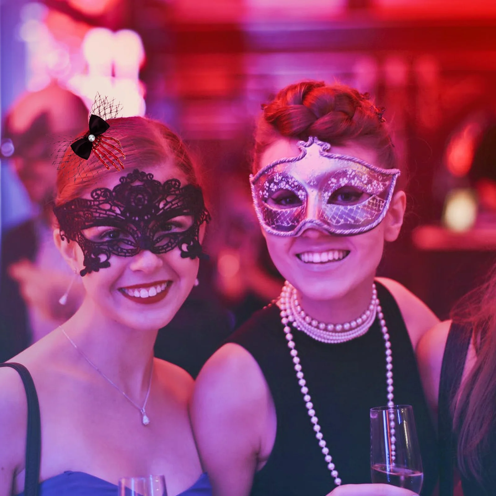 

4 шт., повязки на голову на Хэллоуин для женщин, заколки для волос с костяными когтями, украшения для вечеринки, заколки для волос, заколка для волос в виде кости