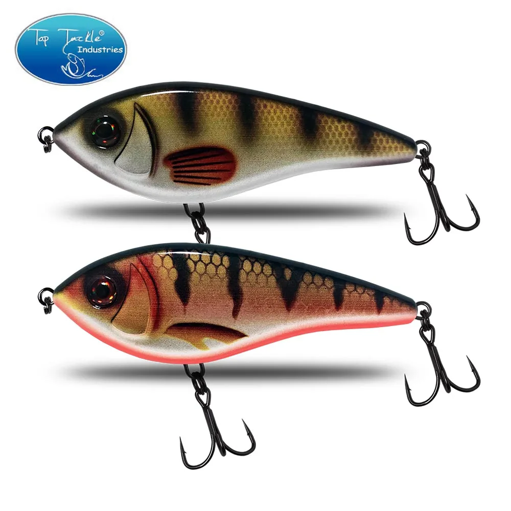 CF Lure Jerk Bait 100mm 30/35g Slow Sinking Musky Pike Slider Bass Fishing Lure Tackle