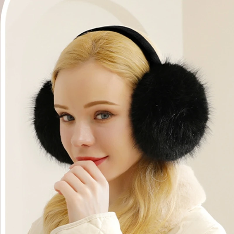 

Windproof Plush Earmuff Kids Winter Warm Ear Covers Cold Weather Soft Ear Muffs