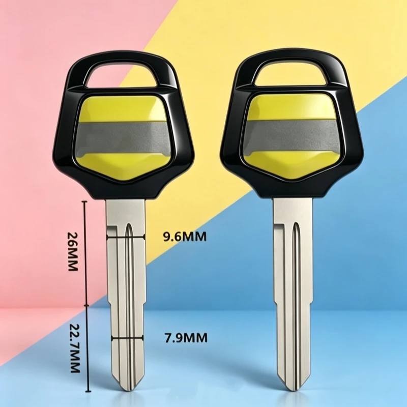 For Honda GL1500 GL1800 Gold Wing 1800 Anti-Theft Blank Key Motorcycle Replace Uncut Keys for Secure Locksmith Services