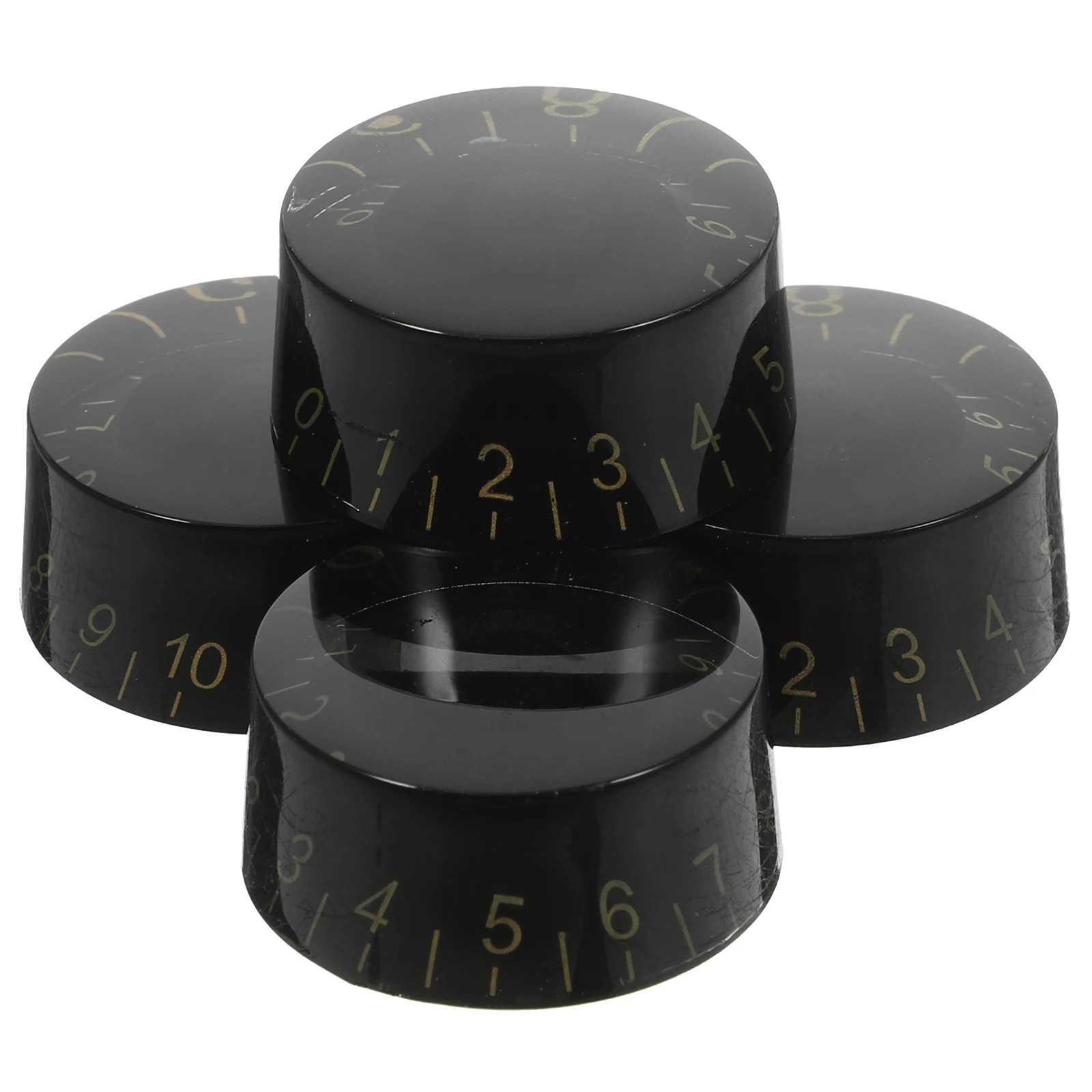 

4 Pcs Component Potentiometer Cap Guitar Dome Knob Acrylic Switch Replacement