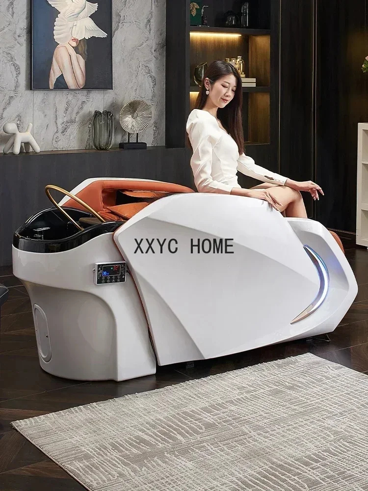 

Elektrische Massage Shampoo Bed Fumigatie Beauty Kapperszaak Thaise Hoofd Behandeling Water Circulatie Spoelbed