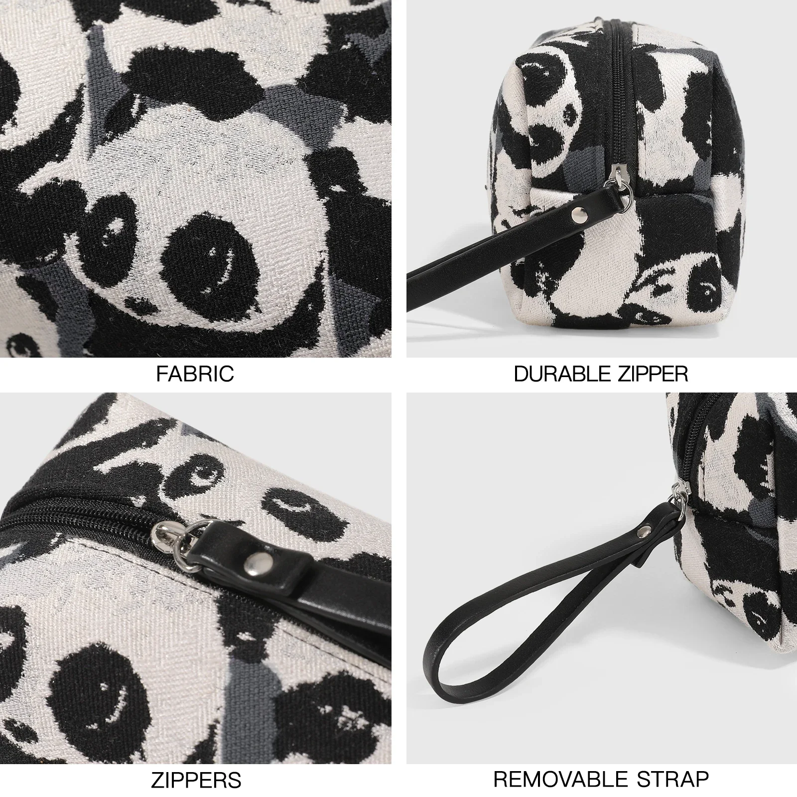 TOUTOU Mini portafoglio borse a mano per le donne pochette in pelle borsa a mano da donna borse firmate Panda borsa di moda portatile di lusso