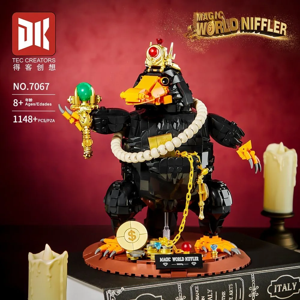 

1148 деталей MOC: Механические животные, строительные блоки, кирпичики, коллекционная модель Magic Sniffer, украшения, игрушки, развивающий подарок на день рождения