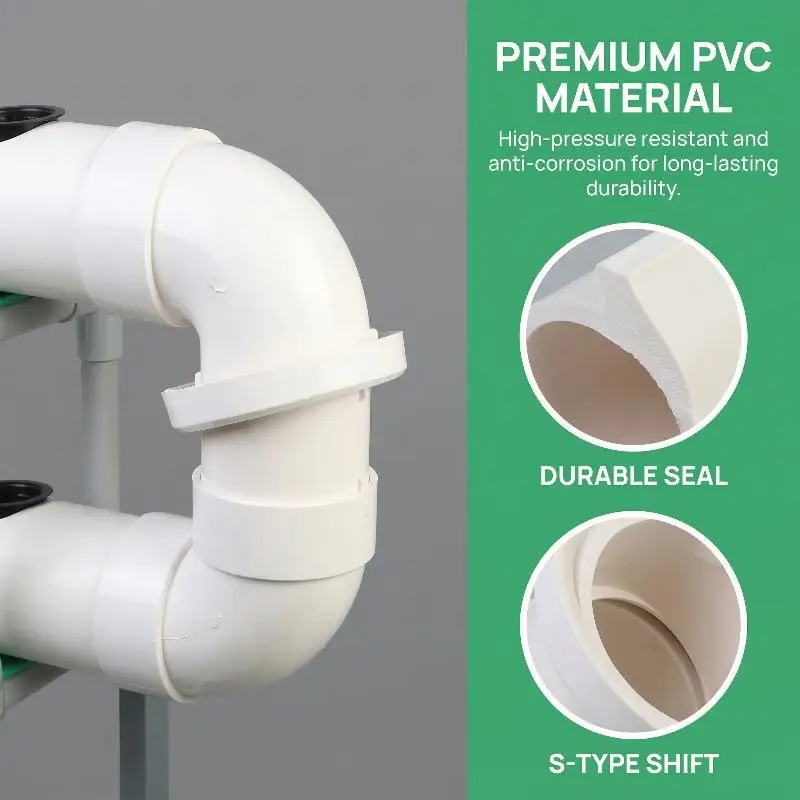 

Внутренний диаметр 50/75/110 мм 360 ° Поворот на 0-45 градусов ° Универсальный поворотный соединитель для дренажных труб из ПВХ с регулировкой, прямой угловой фитинг