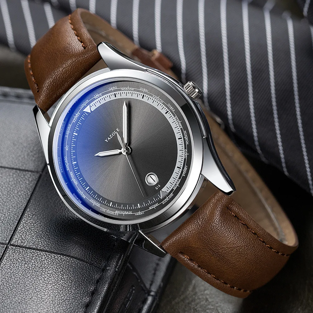 BK40 Orologio da uomo alla moda con calendario, luce notturna, impermeabile, cintura di alta qualità, orologi al quarzo, orologio da lavoro, orologi da regalo per uomo