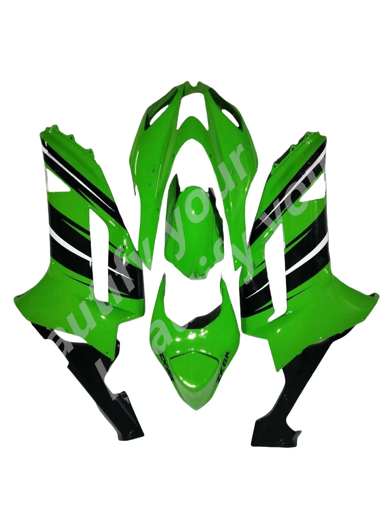 High quality plastic Fairing kit for Kawasaki ZX 6R 2007 2008 bodywork NINJA zx6r 07 08 green black ABS fairings set  2007 2008